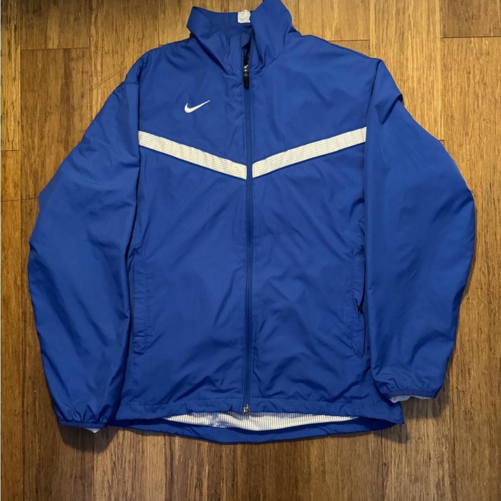 Nike Men's Blue Windbreaker Jacket